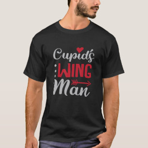 Camiseta Cupid Wingman Cute Dia de os namorados Matchmaker 