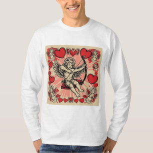 Camiseta Cúpide vintage amor