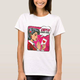 Camiseta Cupido Ataca Novamente - Dia dos Namorados