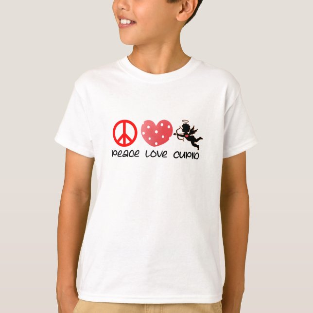 Camiseta Cupido De Amor Pela Paz, Mais Bonito Que Cupido (Frente)