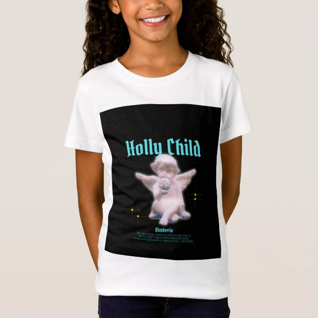 Camiseta Cupido de ângulo preto e laranja moderno e castanh (Frente)