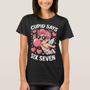 Camiseta Cupido Diz 67 Seis Sete Meme Chiclete Valentines