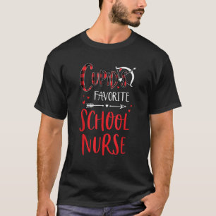 Camiseta Cupido: Enfermeira favorita Enfermeira Vermelha Na