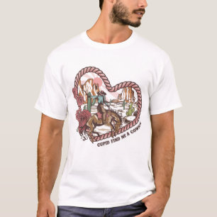 Camiseta Cupido Me Encontra Um Cowboy