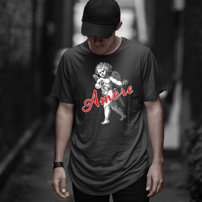 Camiseta Cupido no Amor Amore (Criador carregado)