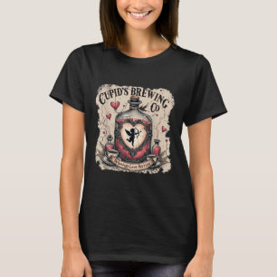 Camiseta Cupidos Fazendo Co-Amor Poções Engraçadas Namorado