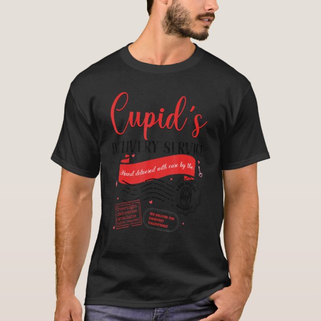 Camiseta Cupid's Delivery Service Funny L&D Nurse Valentine (Frente)