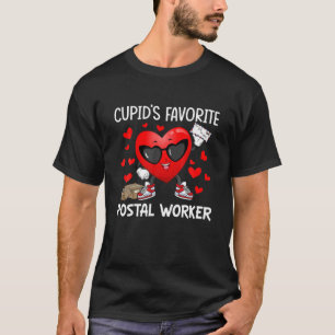 Camiseta Cupid's Favorite Postal Worker Mailman Happy Valen