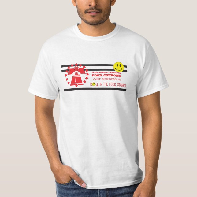 Camiseta Cupões de alimentação (Frente)