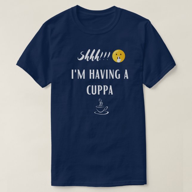 Camiseta Cuppa Tea (Frente do Design)