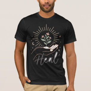 Camiseta Cura Ascensão Prosperidade Bem-Estar Motivação Saú