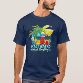 CAMISETA CURA COM ÁGUA SALGADA