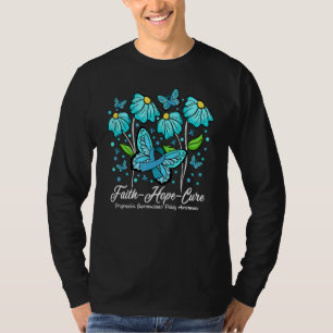 Camiseta Cura da Borboleta da Esperança da Fé Progressiva S