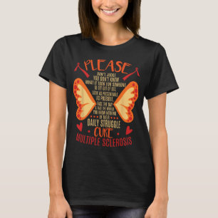 Camiseta Cura Diária de Luta contra a Esclerose