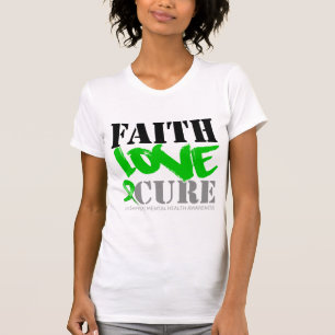 Camiseta Cura do amor da fé da saúde mental