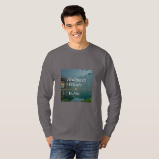 Camiseta Cura em Particular, Brilhando em Público – Transfo