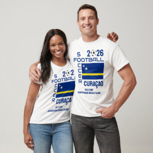 Camiseta CURACAO KORSOU CURAÇAO Futebol Soccer 2026