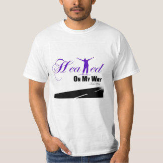 Camiseta Curado meu t-shirt roxo/branco da maneira