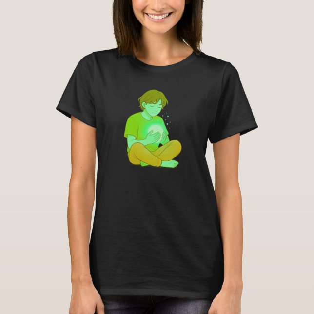 Camiseta Curando-me Lentamente • Auto-Suaave Estético (Frente)