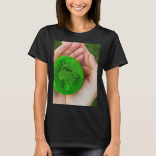 Camiseta Curando O Planeta. Adesivo