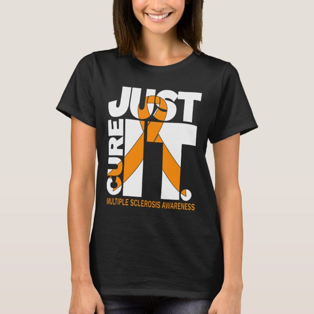 Camiseta Curar Faixa da Esclerose Múltipla (Frente)