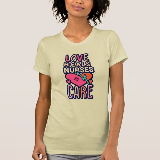 Camiseta Curas de amor, saúde doméstica (Frente)