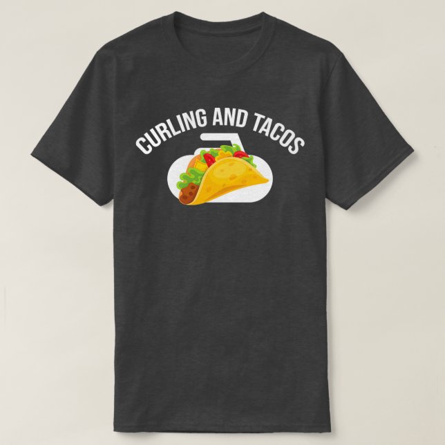 Camiseta curativo e tacos presente engraçado (Frente do Design)