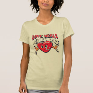 Camiseta Curativos de amor, enfermeira de saúde doméstica