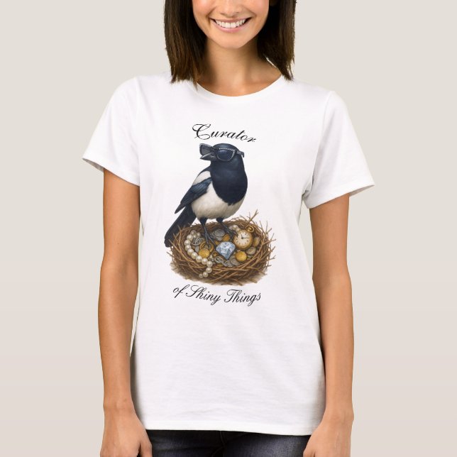 Camiseta Curator of Shiny Things – Magpie Bling ELGIS (Frente)