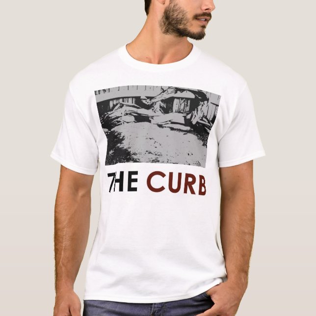 Camiseta "Curb 7 Logotipo Duplo Lado" (Frente)