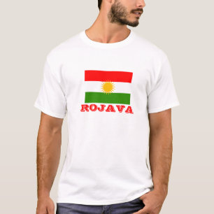 Camiseta Curdistão de Rojava a terra dos Curdos