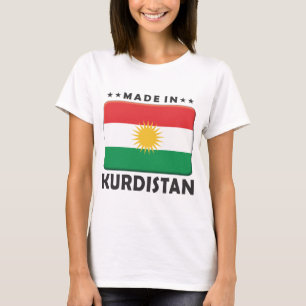 Camiseta Curdistão feito