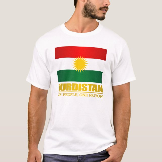 Camiseta Curdistão (uma Pessoas, uma nação) (Frente)
