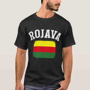 Camiseta Curdo Curdos Rojava Bandeira Liberdade Curdistão