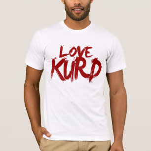 Camiseta Curdo do amor