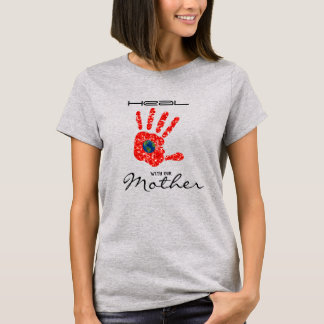 Camiseta Cure Com Nossa Mãe Terra MMIW Cinza