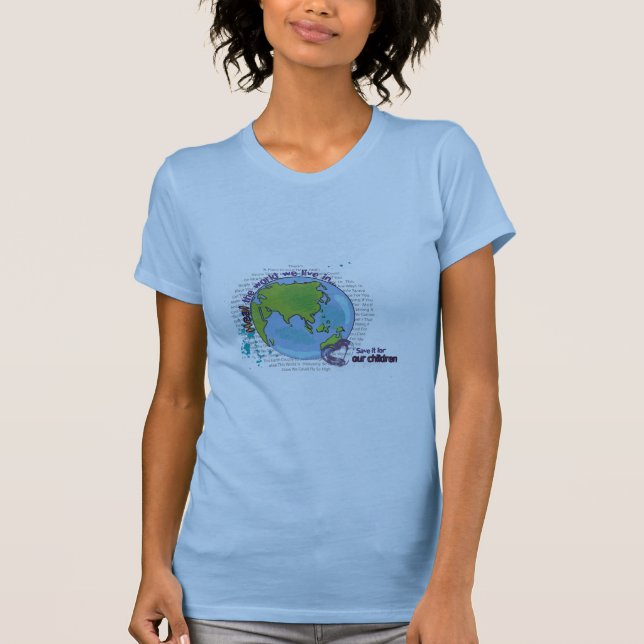 Camiseta Cure o mundo (Frente)