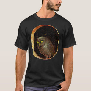 Camiseta Curiosa Coruja Hieronymus Bosch Garden Da Terra De