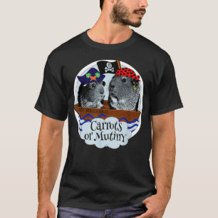 Camiseta Curiosa e famosa Guiné Pig Sayings Pirata Musmall