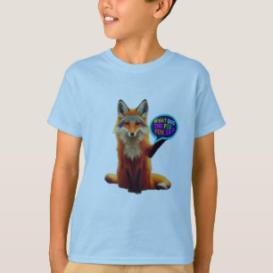 Camiseta Curiosa Fox - Ponto de interrogação T-Shirt