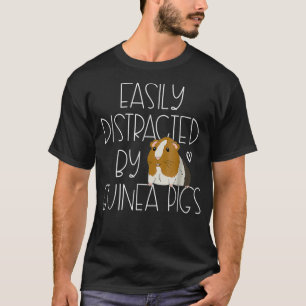 Camiseta Curiosa Guiné PorcoFacilmente distraída por G