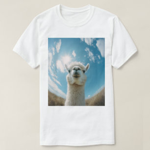 Camiseta Curioso Alpaca debaixo do Sol