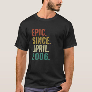 Camiseta Curioso Aniversário de 16 anos Oferece Epic Desde