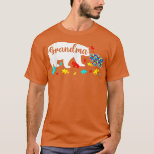 Camiseta Curioso Autismo Vovó Ursa Autismo Sensibilização F