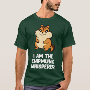 Camiseta Curioso Chipmunk Whperer Eu Sou O Chipmunk