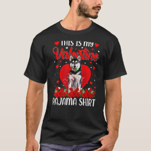 Camiseta Curioso Este É Meu Cachorro Siberiano Dia de os na