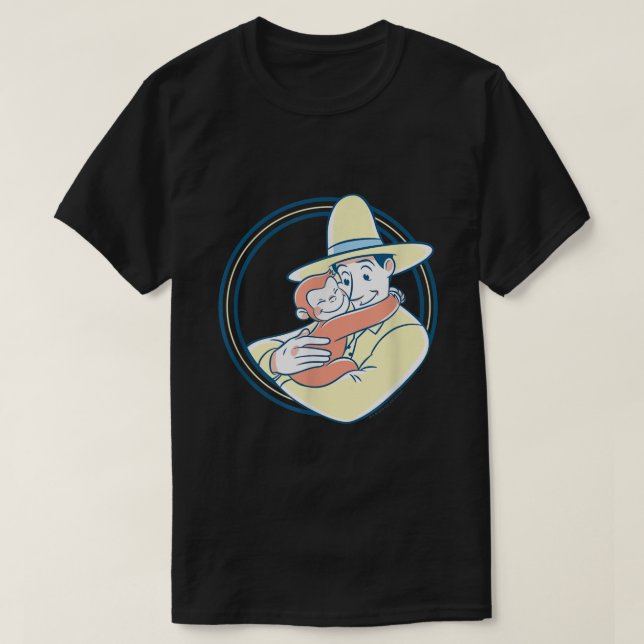 Camiseta Curioso George O Homem com o Chapéu Amarelo (Frente do Design)