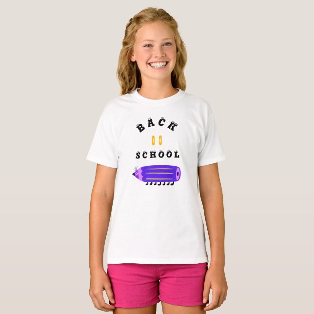 Camiseta Curioso lápis (Frente Completa)