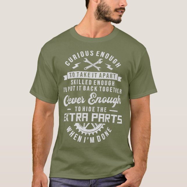 Camiseta Curioso O Suficiente Para Tirar Isso Do Engraçado  (Frente)