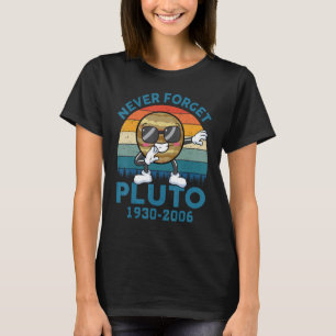 Camiseta Curioso Plutão Nunca Esqueça A Ciência Espacial In